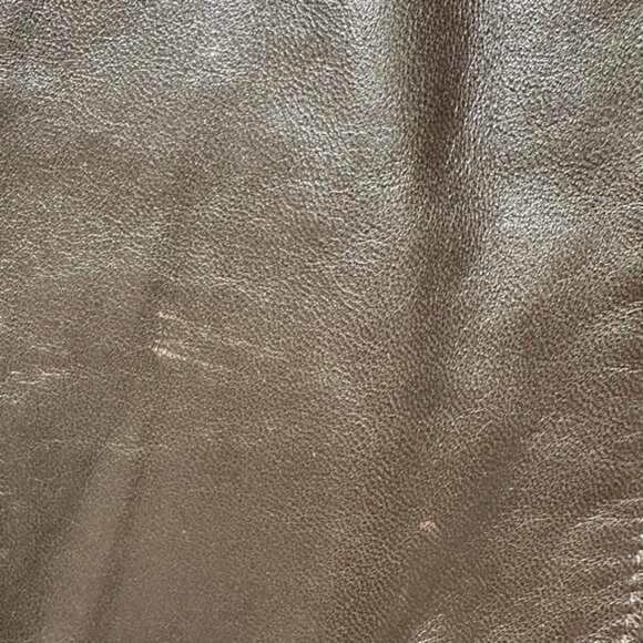 Kenneth Cole New York 100% Leather size Large brown two button blazer overcoat - Picture 12 of 16